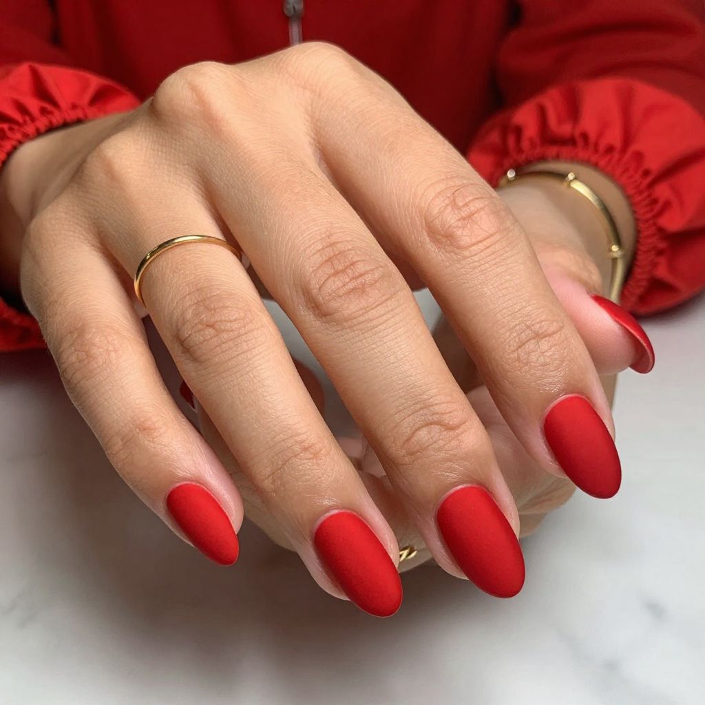 Bold Red Satin Finish