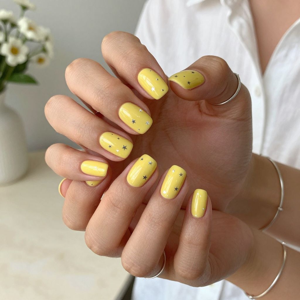 Bright Yellow Starscape