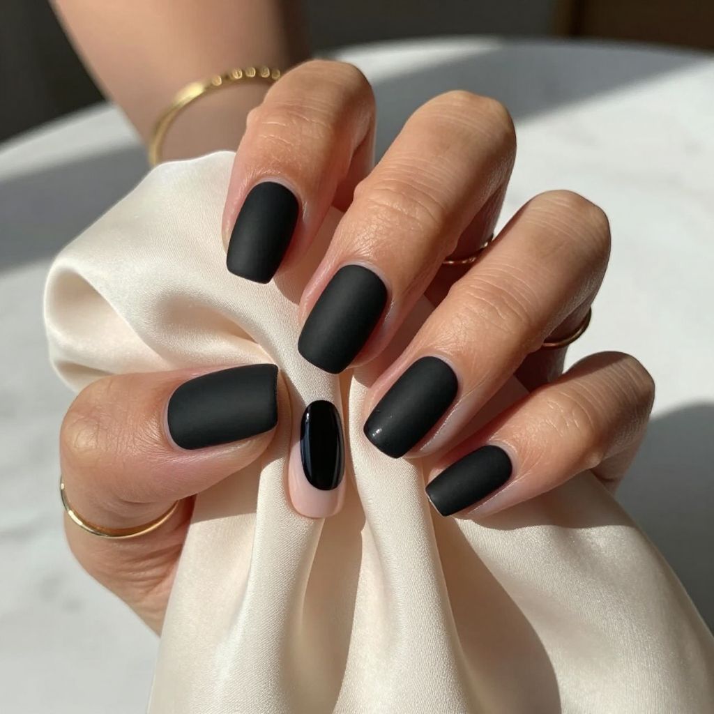 Matte Black Elegance