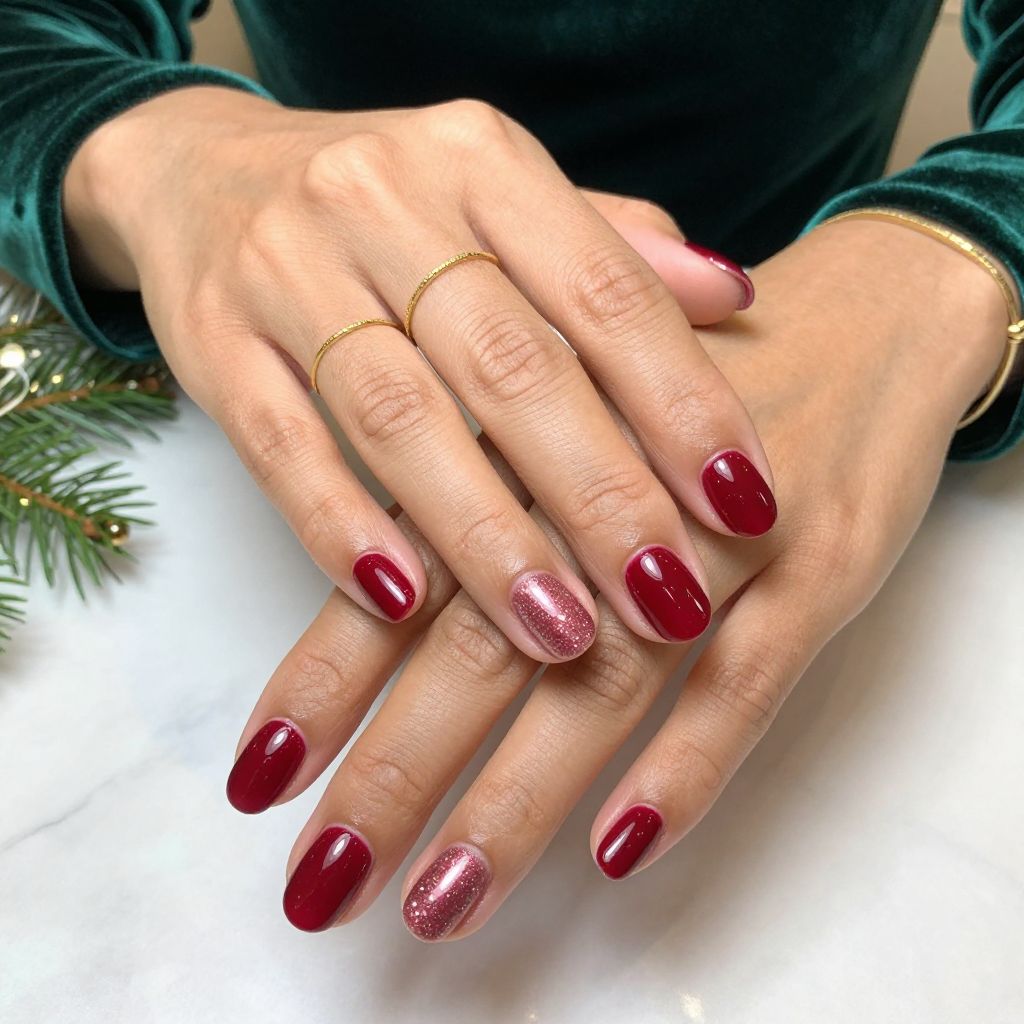 Cherry Red With Fine Pearl Shine