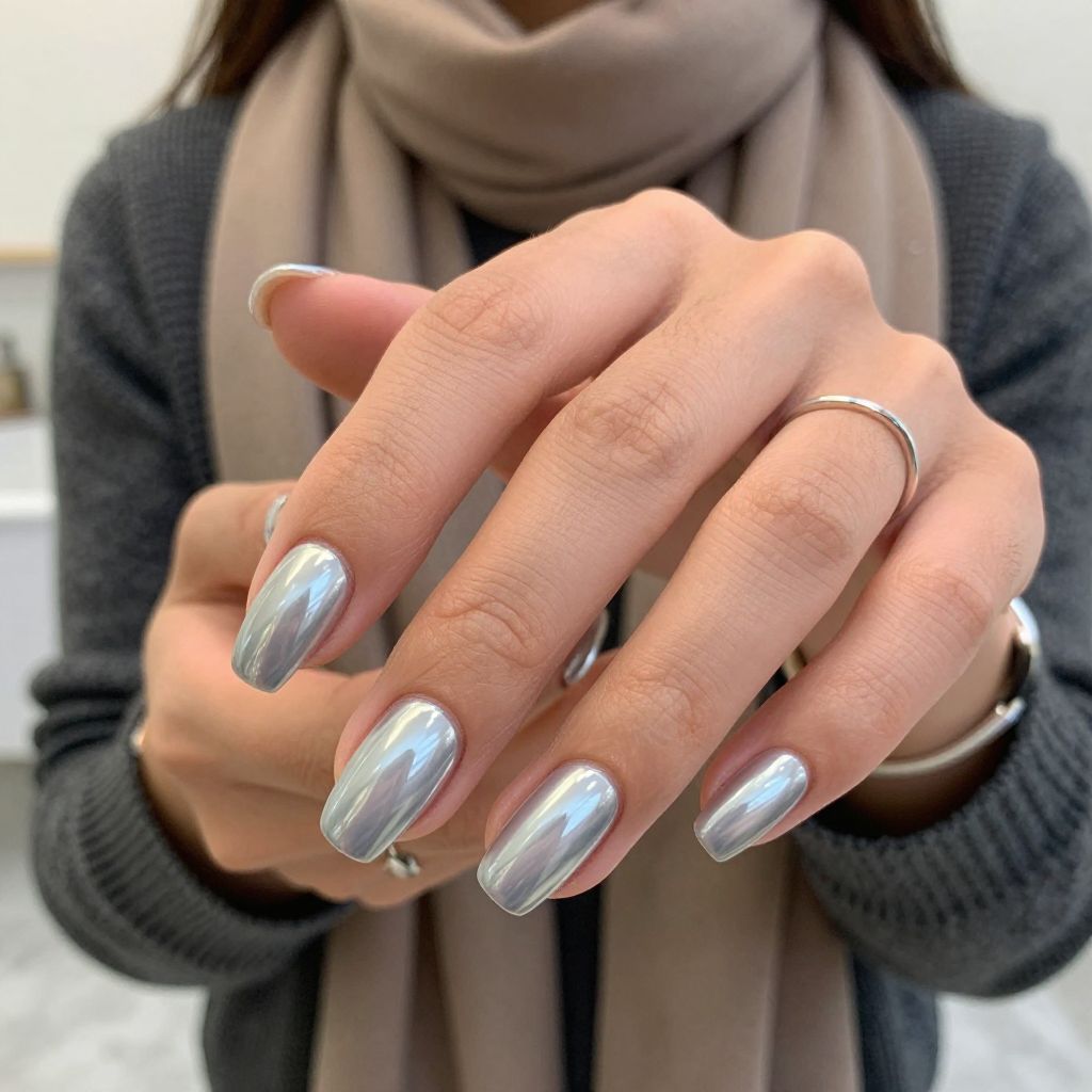 Sleek Silver Gradient