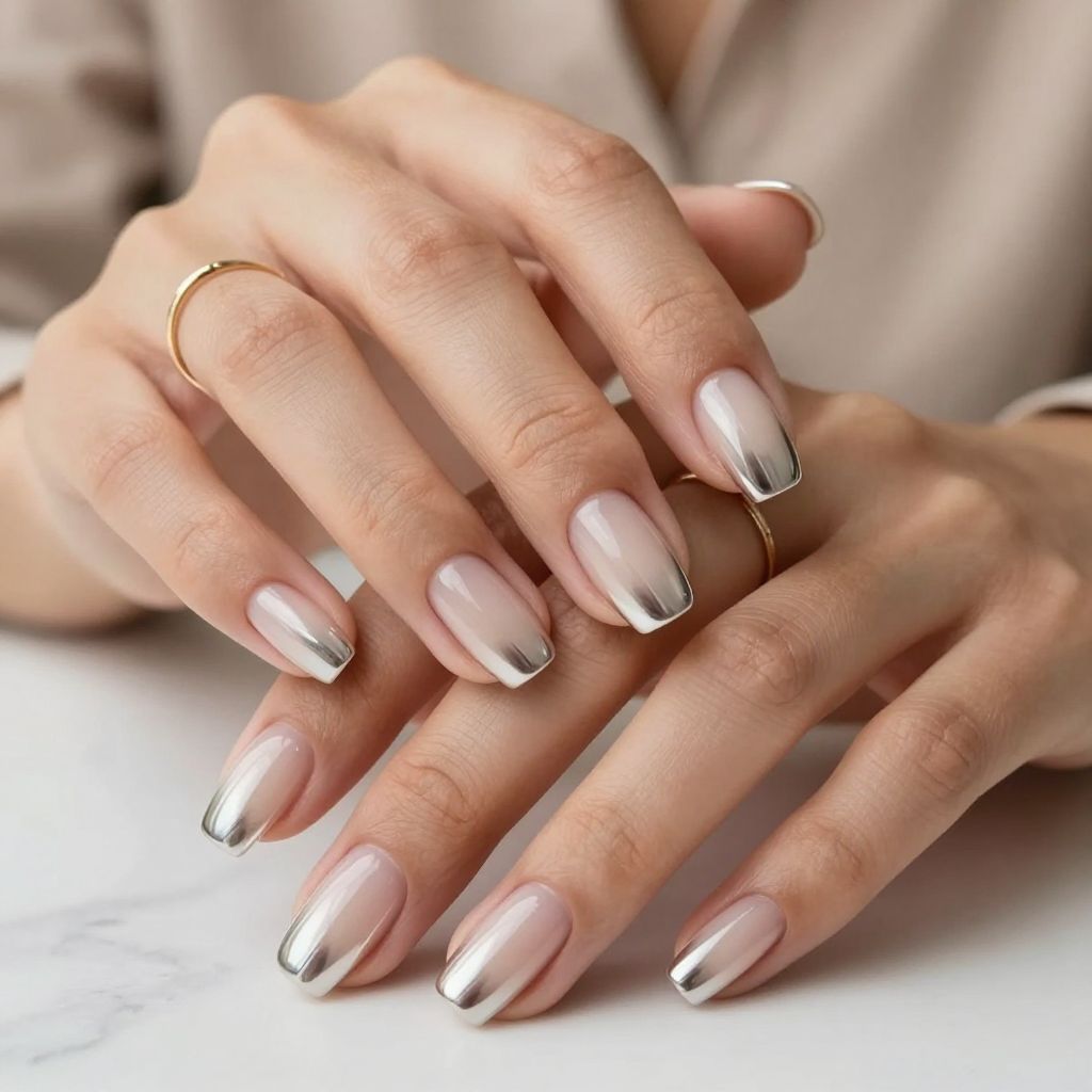 Classic Nude to Silver Fade