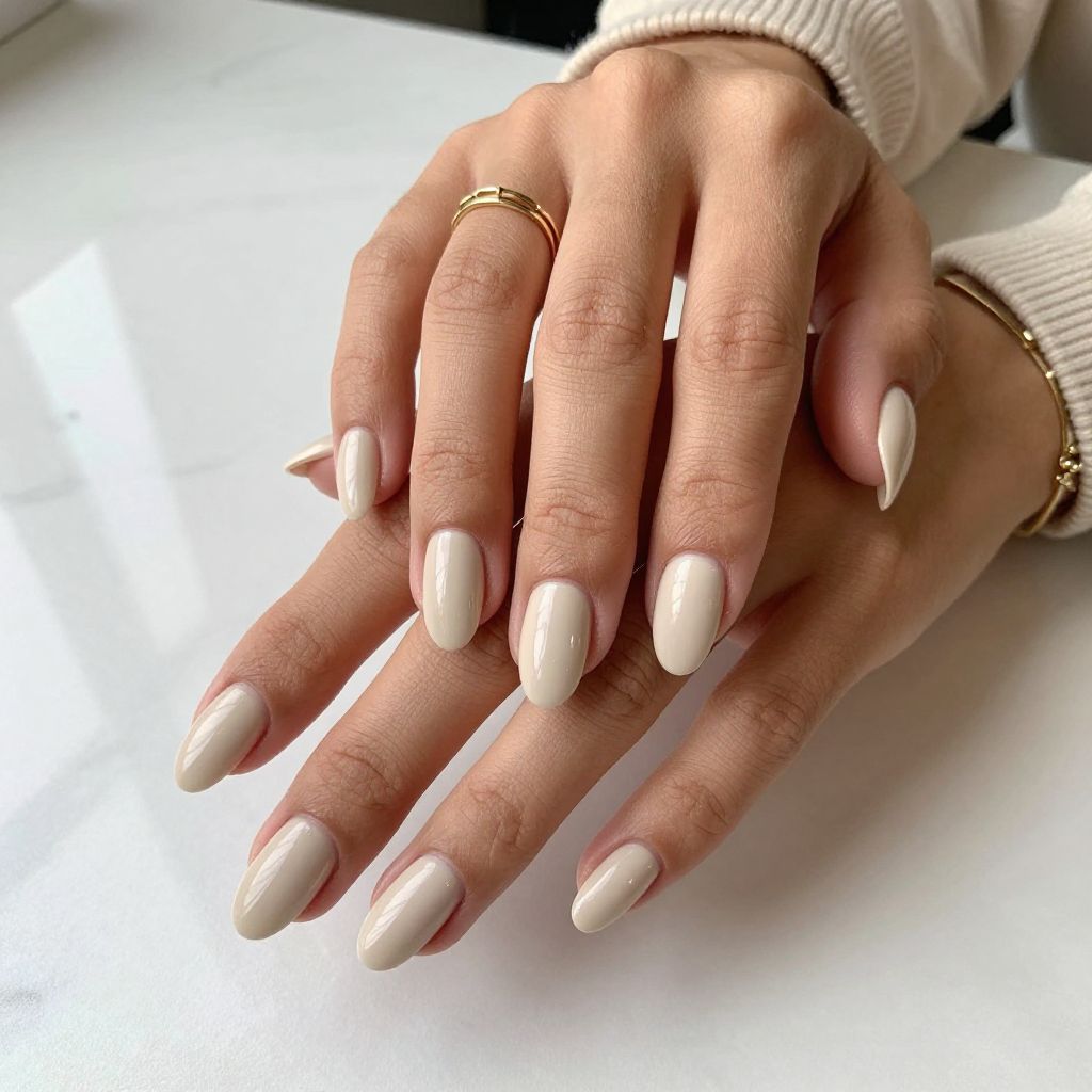 Soft Beige Satin