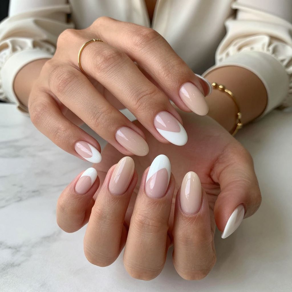 Dual Tone Diagonal French